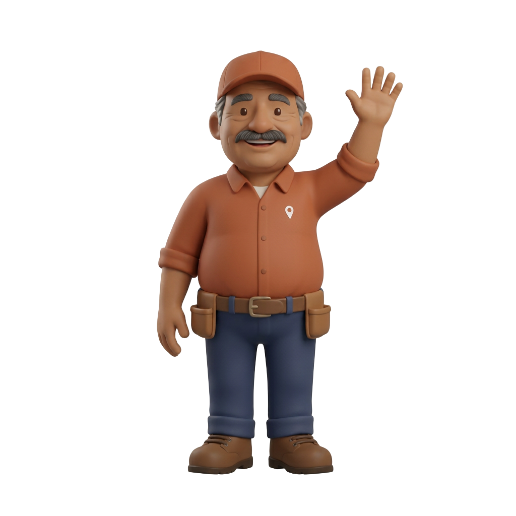 Jaun waving hello